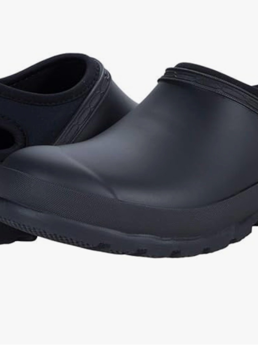 Hunter original play women’s black clogs shoes garden rain casual comfort size 8 - Picture 3 of 9